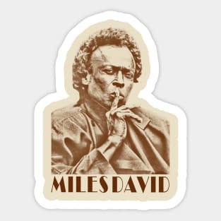 Miles Davis Fresh Art Sticker